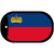 Liechtenstein Flag Metal Novelty Dog Tag Necklace DT-4080