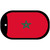 Morocco Flag Metal Novelty Dog Tag Necklace DT-4101