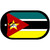 Mozambique Flag Metal Novelty Dog Tag Necklace DT-4102