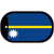 Nauru Flag Metal Novelty Dog Tag Necklace DT-4106