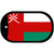 Oman Flag Metal Novelty Dog Tag Necklace DT-4119