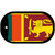 Sri Lanka Flag Metal Novelty Dog Tag Necklace DT-4148