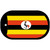 Uganda Flag Metal Novelty Dog Tag Necklace DT-4167