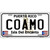 Coamo Puerto Rico Metal Novelty License Plate