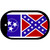 Tennessee Confederate Flag Metal Novelty Dog Tag Necklace DT-8536