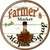 Farmers Market Maple Syrup Novelty Metal Circular Sign C-803