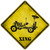 Mars Rover Xing Novelty Metal Crossing Sign