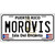 Morovis Puerto Rico Metal Novelty License Plate