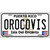 Orocovis Puerto Rico Metal Novelty License Plate