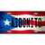 Aibonito Puerto Rico Flag License Plate Metal Novelty