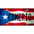 Comerio Puerto Rico Flag License Plate Metal Novelty