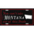 Montana Dude Novelty Metal License Plate