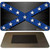 Confederate Stripes Blue Novelty Magnet M-7990