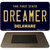 Dreamer Delaware State License Plate Tag Magnet M-6736