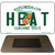 Heat Florida State License Plate Tag Magnet M-2577