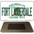 Fort Lauderdale Florida State License Plate Tag Magnet M-6013