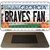 Braves Fan Georgia State License Plate Tag Magnet M-10800