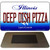 Deep Dish Pizza Illinois State License Plate Tag Magnet M-10315