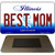 Best Mom Illinois State License Plate Tag Magnet M-10318