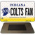 Colts Fan Indiana State License Plate Tag Magnet M-10786