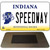 Speedway Indiana State License Plate Tag Novelty Magnet M-6367
