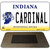 Cardinal Indiana State License Plate Tag Novelty Magnet M-6371