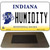 Humidity Indiana State License Plate Tag Novelty Magnet M-6376