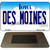 Des Moines Iowa State License Plate Tag Novelty Magnet M-10938