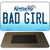 Bad Girl Kentucky State License Plate Tag Novelty Magnet M-6781