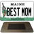 Best Mom Maine State License Plate Tag Magnet M-10422
