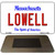Lowell Massachusetts State License Plate Tag Magnet M-10986