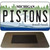Pistons Michigan State License Plate Tag Magnet M-2570
