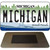 Michigan State License Plate Tag Novelty Magnet M-6105