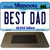 Best Dad Minnesota State License Plate Tag Novelty Magnet M-11080