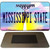 Mississippi State University License Plate Tag Magnet M-6552