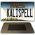Kalispell Montana State License Plate Tag Novelty Magnet M-11095