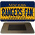 Rangers Fan New York State License Plate Tag Magnet M-10841