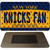 Knicks Fan New York State License Plate Tag Magnet M-10867