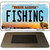 Fishing North Dakota State License Plate Tag Magnet M-10718