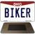 Biker Ohio State License Plate Tag Magnet M-10096