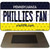 Phillies Fan Pennsylvania State License Plate Tag Magnet M-10790