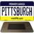 Pittsburgh Pennsylvania State License Plate Tag Magnet M-6049