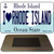 I Love Rhode Island State License Plate Tag Novelty Magnet M-11180