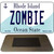 Zombie Rhode Island State License Plate Tag Novelty Magnet M-11203