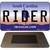 Rider South Carolina State License Plate Tag Magnet M-6295