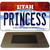 Princess Utah State License Plate Tag Magnet M-10217