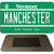 Manchester Vermont State License Plate Tag Novelty Magnet M-10663