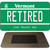 Retired Vermont State License Plate Tag Novelty Magnet M-10677