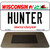 Hunter Wisconsin State License Plate Tag Novelty Magnet M-10642