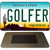 Golfer Arizona State License Plate Tag Magnet M-1039